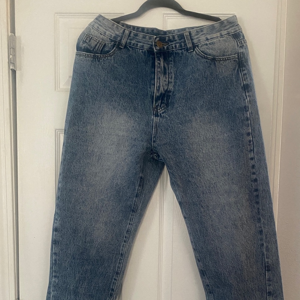 Acid wash vintage look jeans